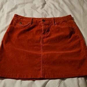 GAP Flame Corduroy Mini Skirt